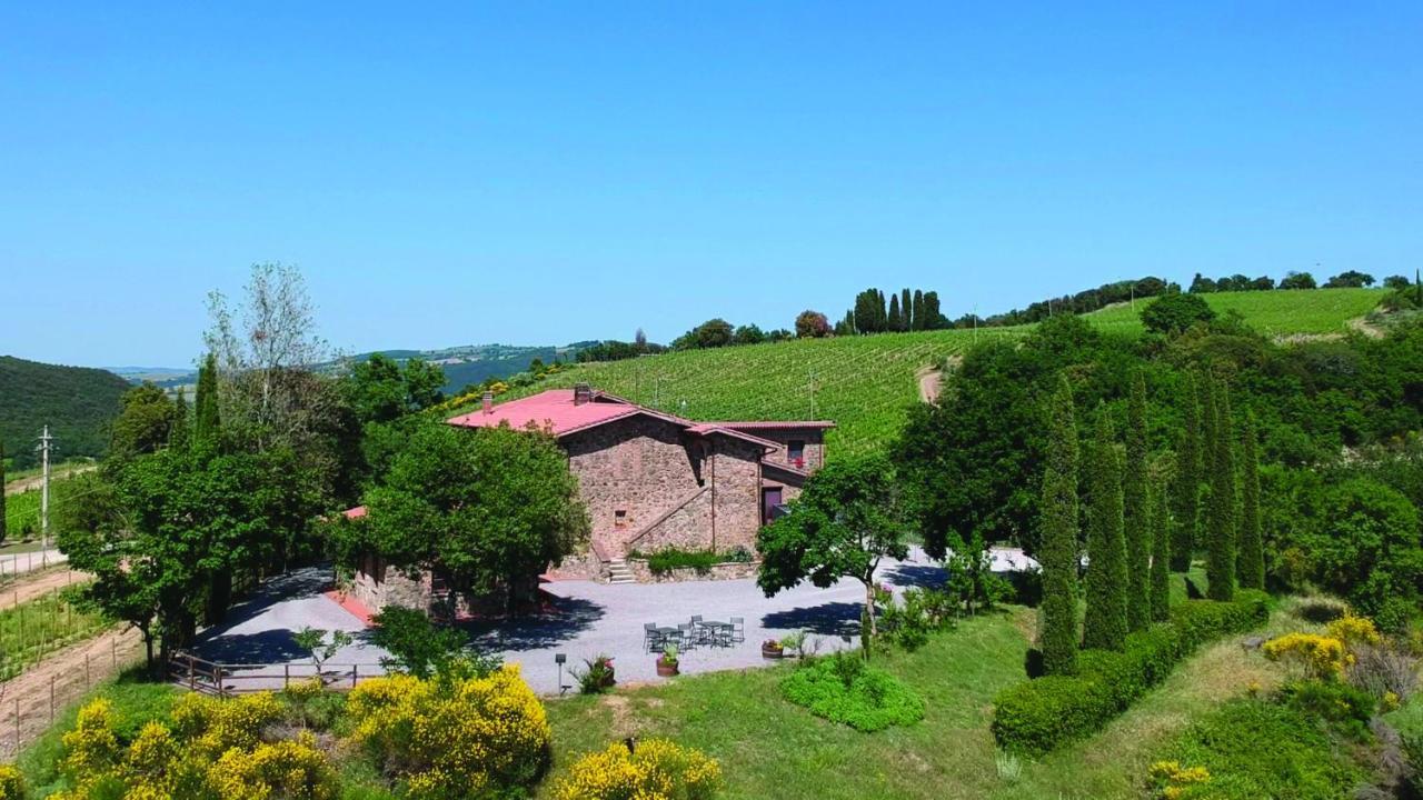 La Poderina Appartamenti Castelnuovo dell'Abate Bagian luar foto